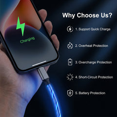Flowing Light Charging Cable