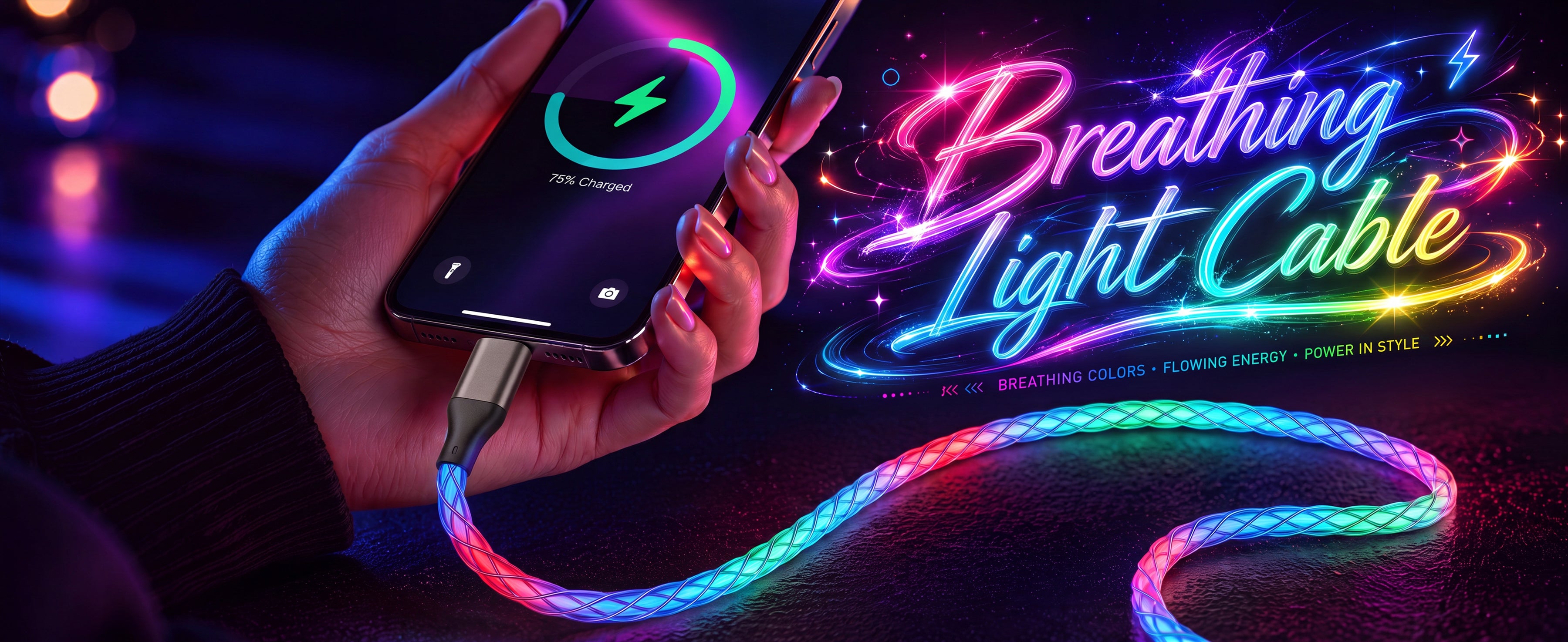 RGBCord breathing light cable preview